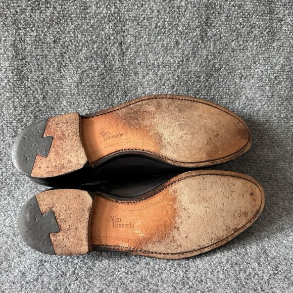 Allen Edmonds Hancock Leather Cap Toe Dress Shoes 13 D Independence Collection